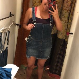Free people overall skirt